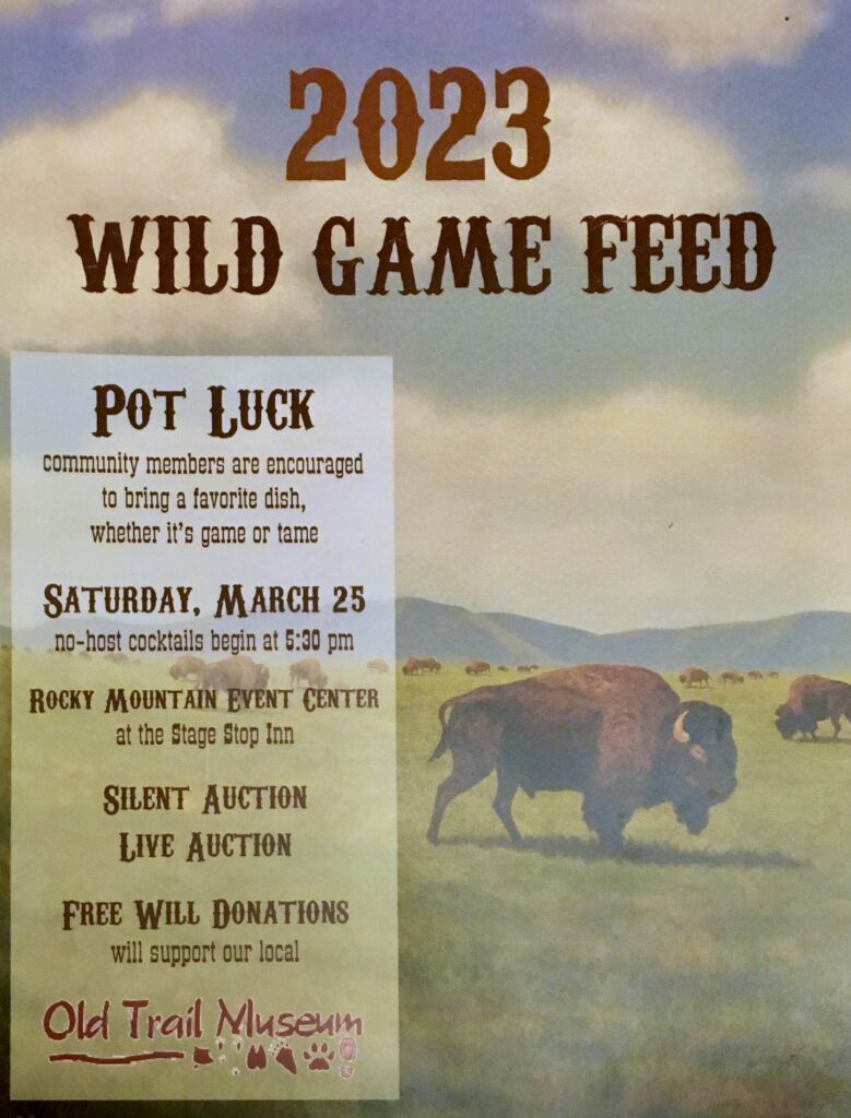 Wild Game Feed 2023 Old Trail Museum